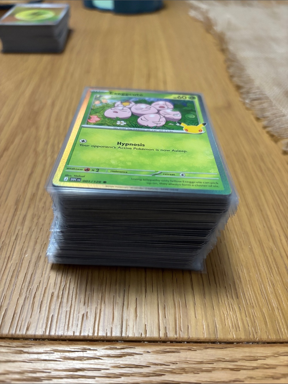Pokemon 30th Celebration Base Set Complete (No Pikachus, EX or above)